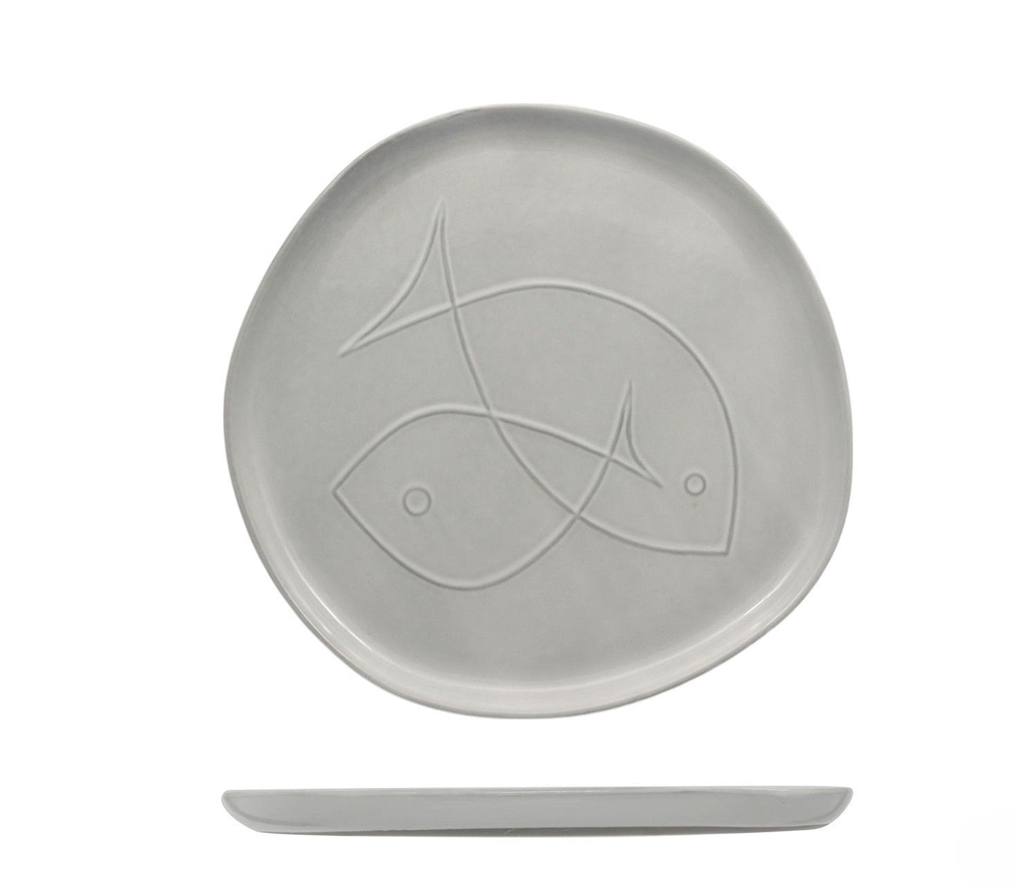 Feng - Piatto piano organic 31 - 27 cm Pelago