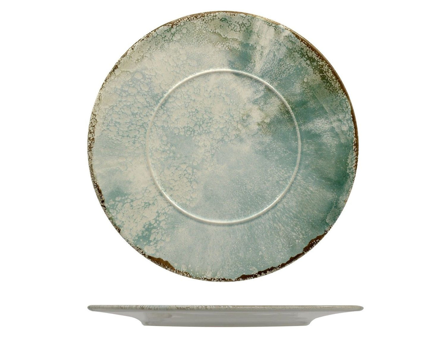 Mesa - Piatto piano con falda 28,7 - 22 cm Matcha