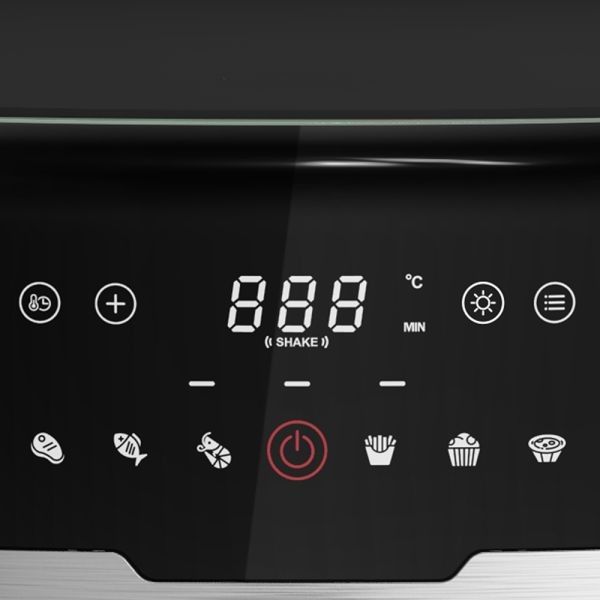 Friggitrice Ad Aria 8,3 L Plastica-acciaio Inox Rosso Linea Iridea di Tognana