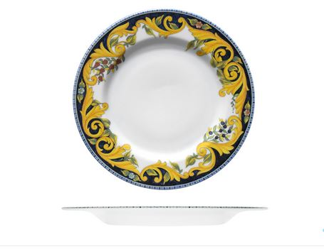 Piatto Piano 28 cm. ischia Tuscany - Saturnia