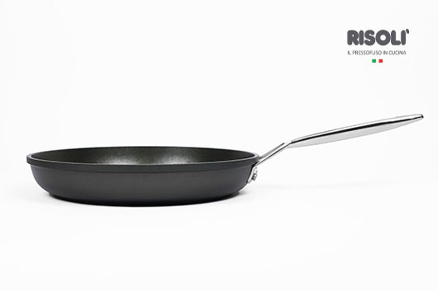 PADELLA INDUZIONE BLACKPLUS® 18/10 MANICO ACCIAIO RIVETTATO