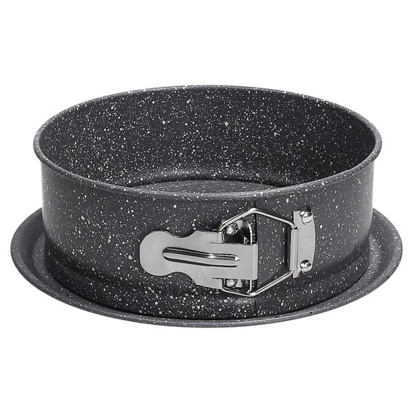 PURE ROQ - Tortiera apribile 1 fondo Acciaio al carbonio 18 cm x H 7 cm Acciaio al carbonio Grigio