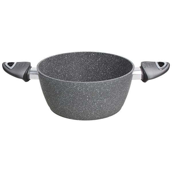 PURE ROQ - Casseruola Alluminio 20 cm x H 9 cm Alluminio Grigio