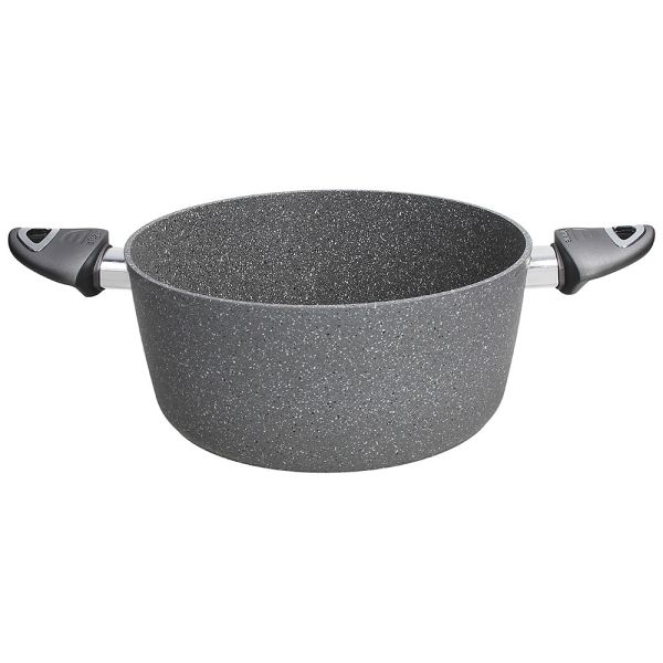 PURE ROQ - Casseruola Alluminio 24 cm x H 10,8 cm Alluminio Grigio