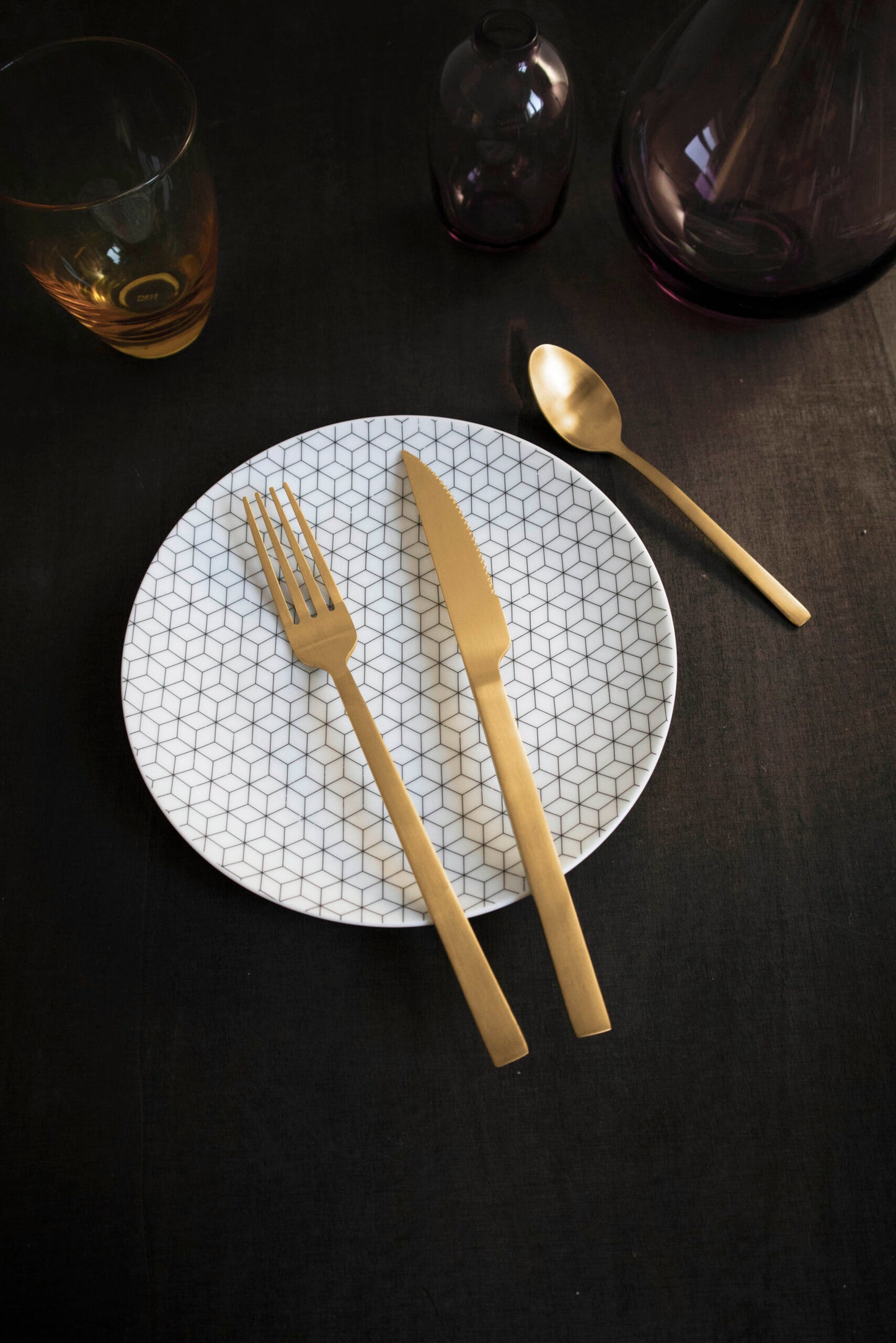 Duke posate oro satinato 24pz Pinti inox