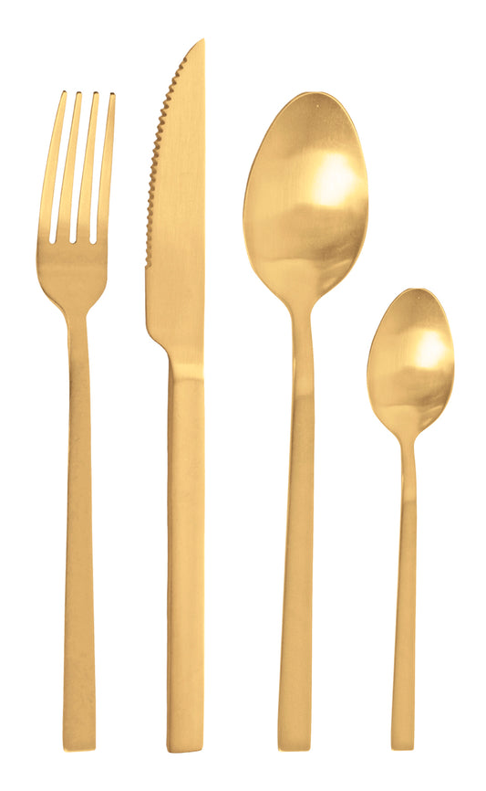 Duke posate oro satinato 24pz Pinti inox