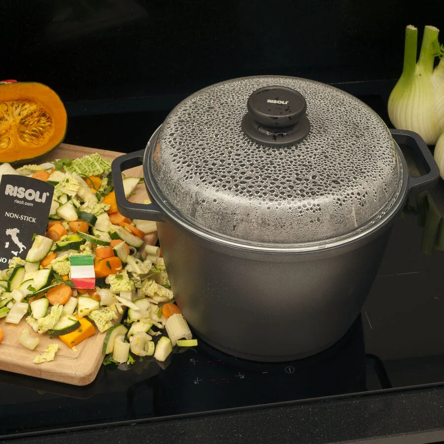 PENTOLA ALTA CON COPERCHIO BLACKPLUS®