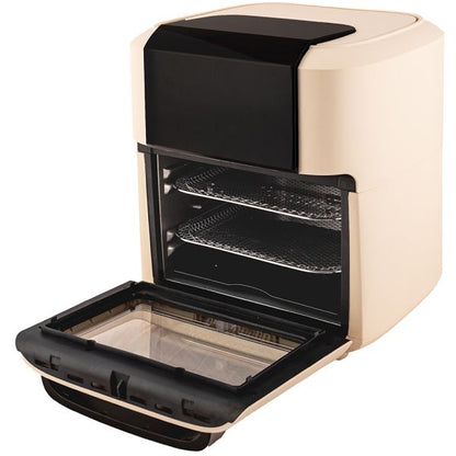 Friggitrice e Forno ad Aria 11 L Champagne Plastica-Acciaio Inox Beige