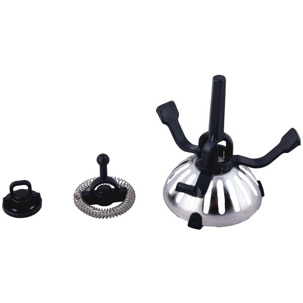 Montalatte Elettrico Cordless Champagne Plastica-Acciaio Inox Beige