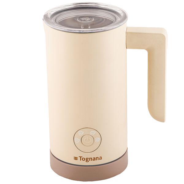 Montalatte Elettrico Cordless Champagne Plastica-Acciaio Inox Beige
