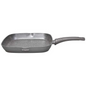 Grill quadra 28 cm x 28 cm Alluminio Grigio