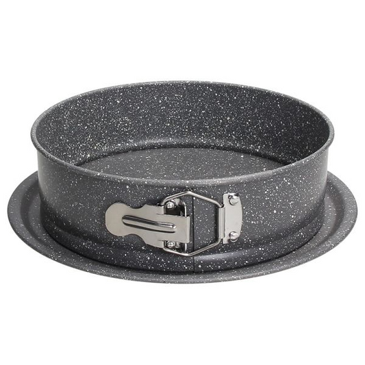 PURE ROQ - Tortiera apribile 1 fondo Acciaio al carbonio 24 cm x H 7 cm Acciaio al carbonio Grigio
