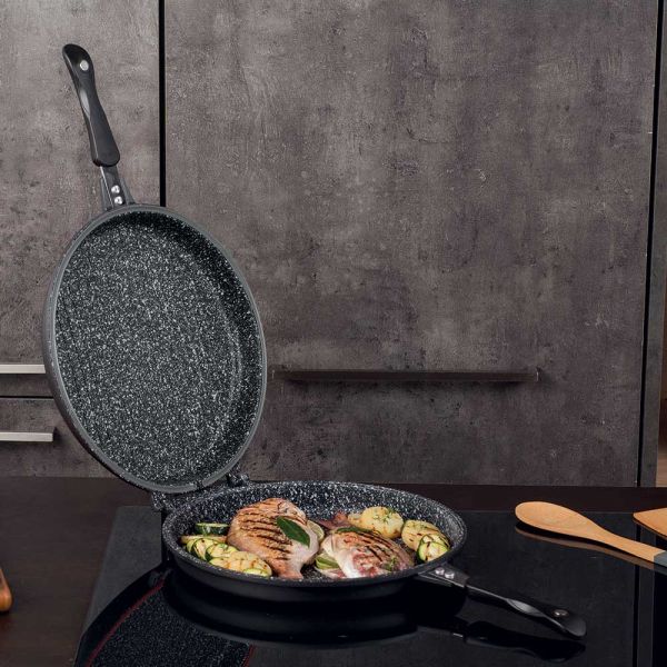 Fornetto rotondo 30 cm Alluminio Nero - Linea Sphera - TOGNANA